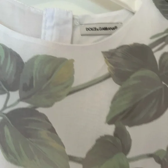 D&G girls peony organza dress